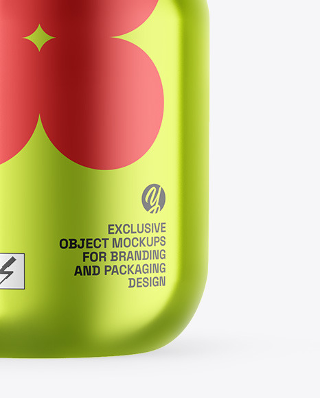 Metallic Sport Bottle Mockup Metallic Sport Bottle Mockup