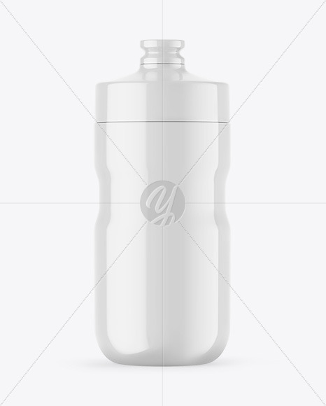 Glossy Sport Bottle Mockup