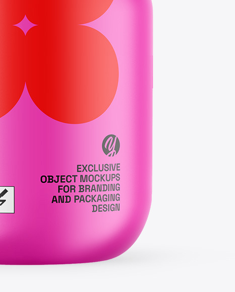 Matte Sport Bottle Mockup