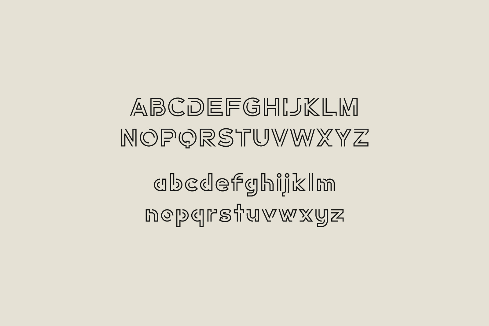 Digital Deco Typeface