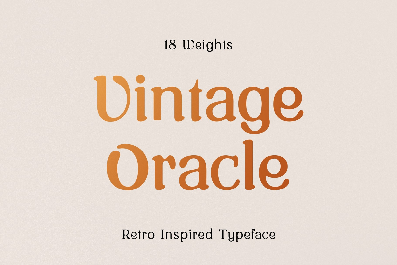 Vintage Oracle Typeface Vintage Oracle Typeface