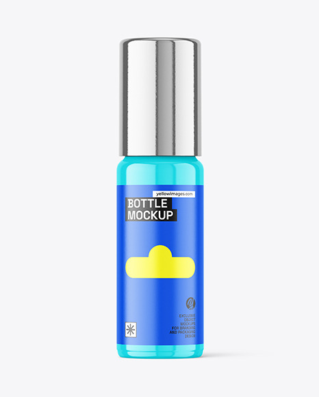 Glossy Bottle Mockup Glossy Bottle Mockup