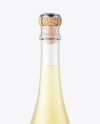 Frosted Glass White Wine Bottle Mockup Frosted Glass White Wine Bottle Mockup