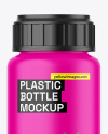 Matte Plastic Bottle Mockup