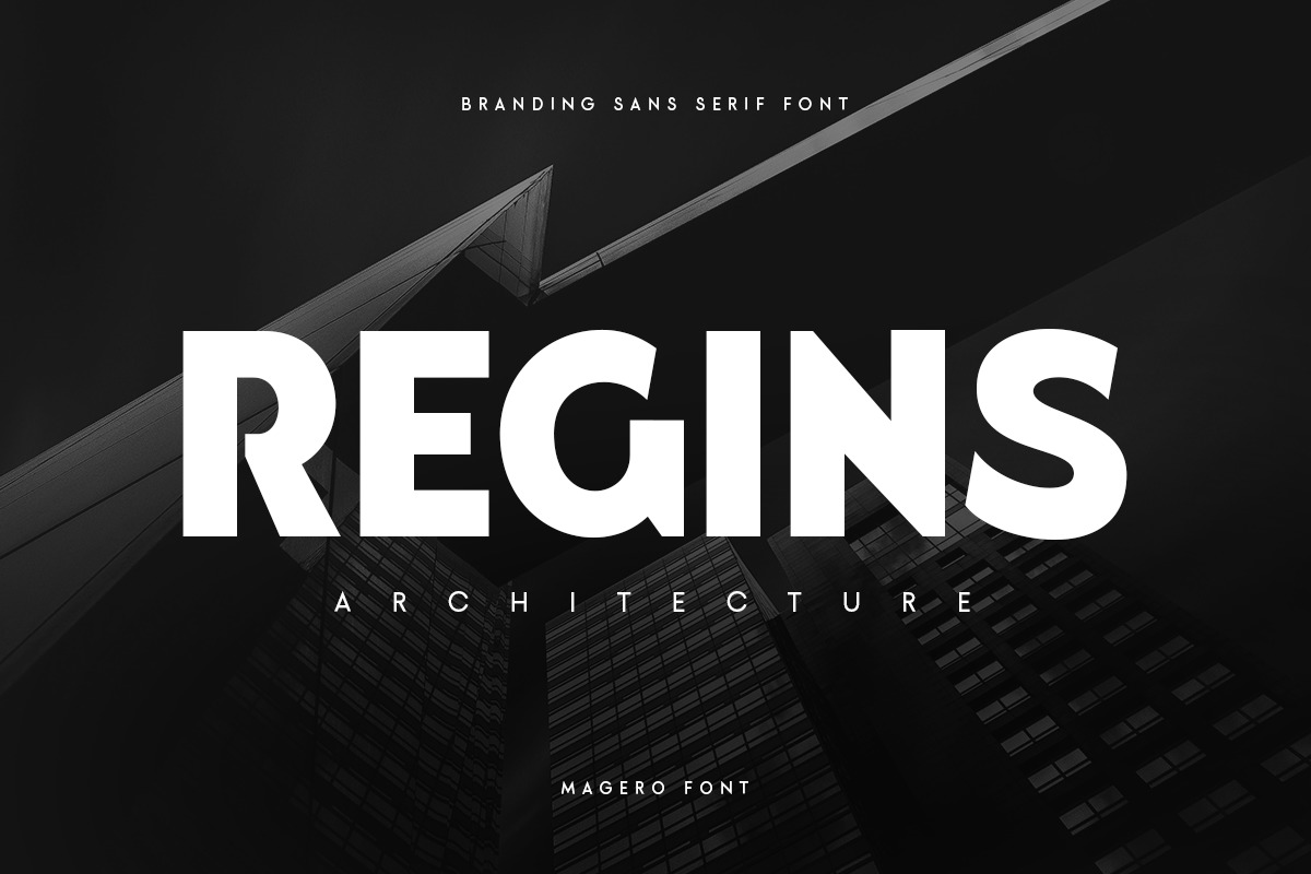 Magero - Branding Sans Serif Font Magero - Branding Sans Serif Font