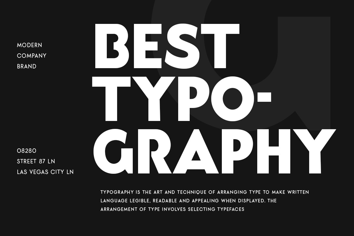 Magero - Branding Sans Serif Font Magero - Branding Sans Serif Font