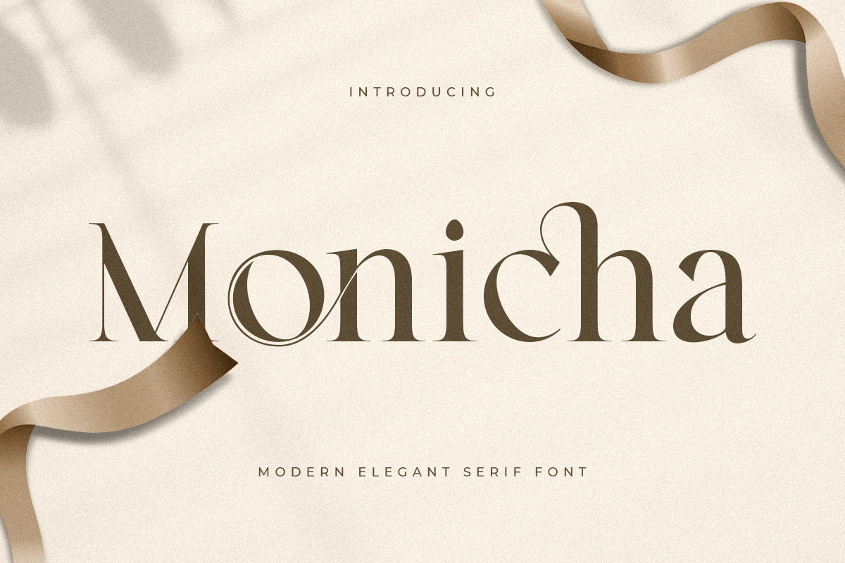 Monica - Modern Elegant Serif Font Monica - Modern Elegant Serif Font