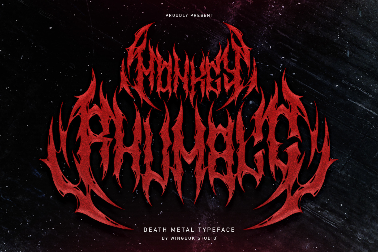 Monkey Rhumble | Death Metal Font Monkey Rhumble | Death Metal Font