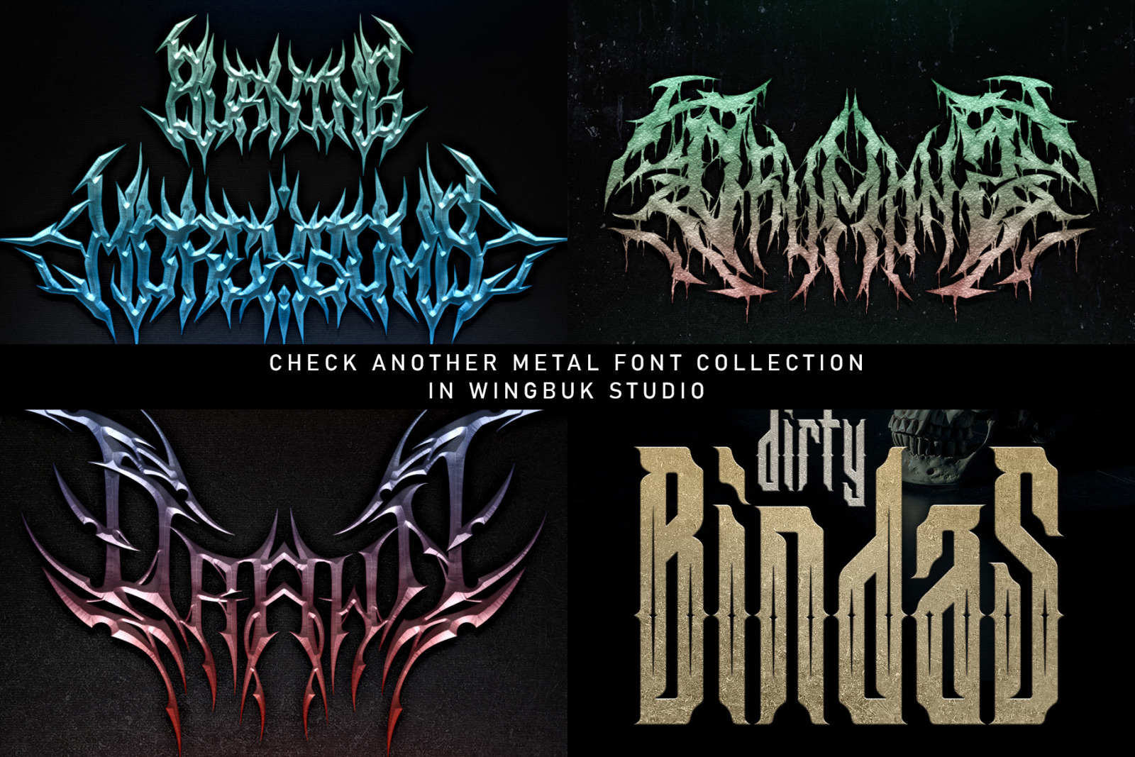 Monkey Rhumble | Death Metal Font Monkey Rhumble | Death Metal Font
