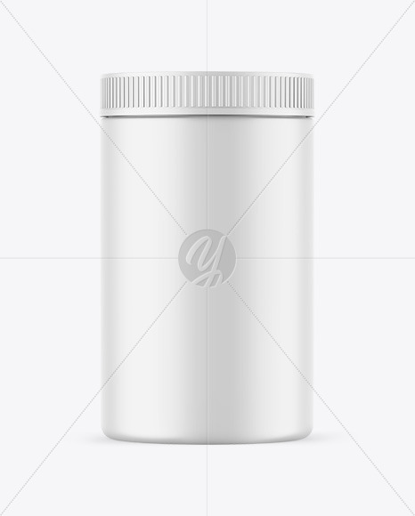 Matte Protein Jar Mockup