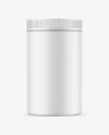 Matte Protein Jar Mockup