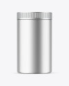 Matte Metallic Protein Jar Mockup