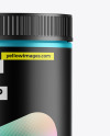 Matte Metallic Protein Jar Mockup