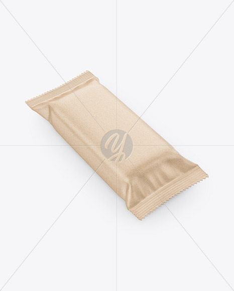 Kraft Paper Snack Bar Mockup