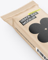 Kraft Paper Snack Bar Mockup