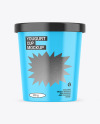 Glossy Yougurt Cup Mockup