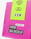 Paper Shopping Bag Mockup