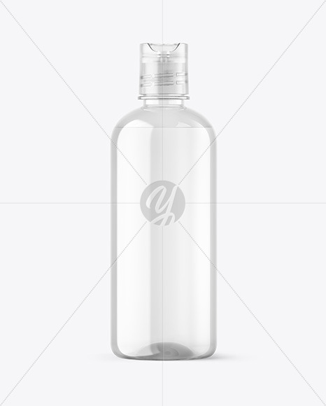 Clear Cosmetic Bottle Mockup