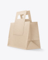 Kraft Paper Shopping Bag Mockup