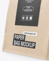 Kraft Paper Shopping Bag Mockup