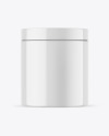 Glossy Cosmetic Jar Mockup