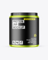 Metallic Protein Jar Mockup