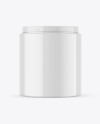 Glossy Protein Jar Mockup