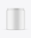 Matte Protein Jar Mockup Matte Protein Jar Mockup