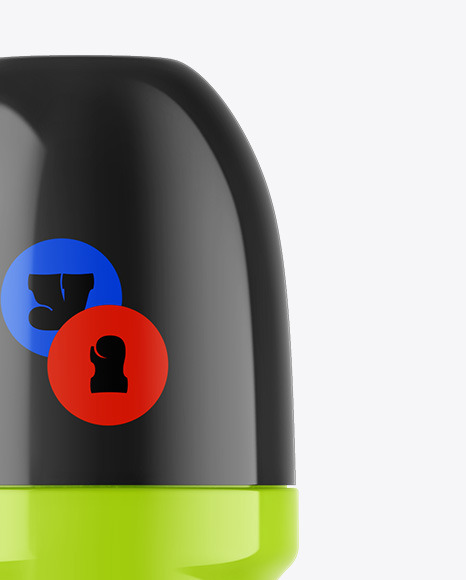 Glossy Deodorant Mockup