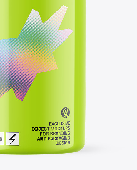 Glossy Deodorant Mockup