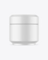 Matte Cosmetic Jar Mockup