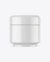 Glossy Cosmetic Jar Mockup