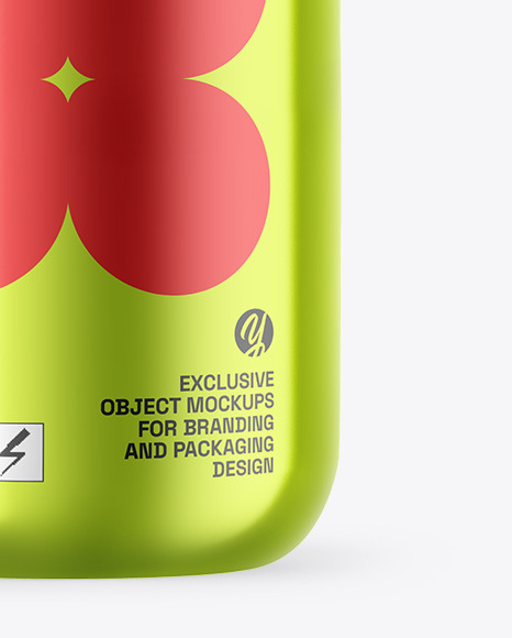 Metallic Sport Bottle Mockup Metallic Sport Bottle Mockup