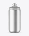 Matte Metallic Sport Bottle Mockup