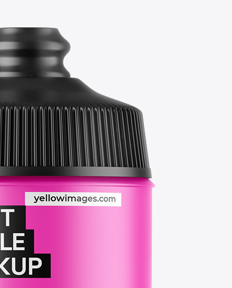 Matte Sport Bottle Mockup