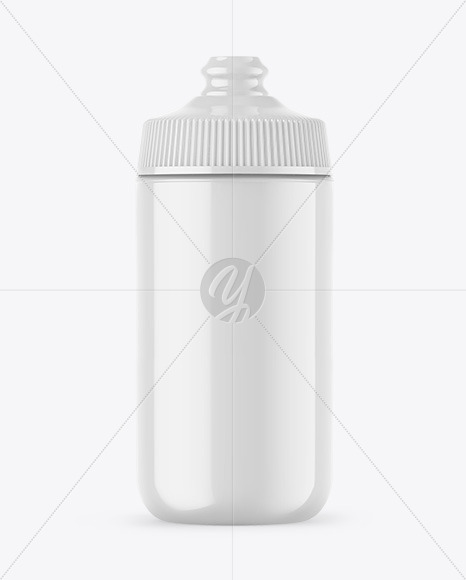 Glossy Sport Bottle Mockup