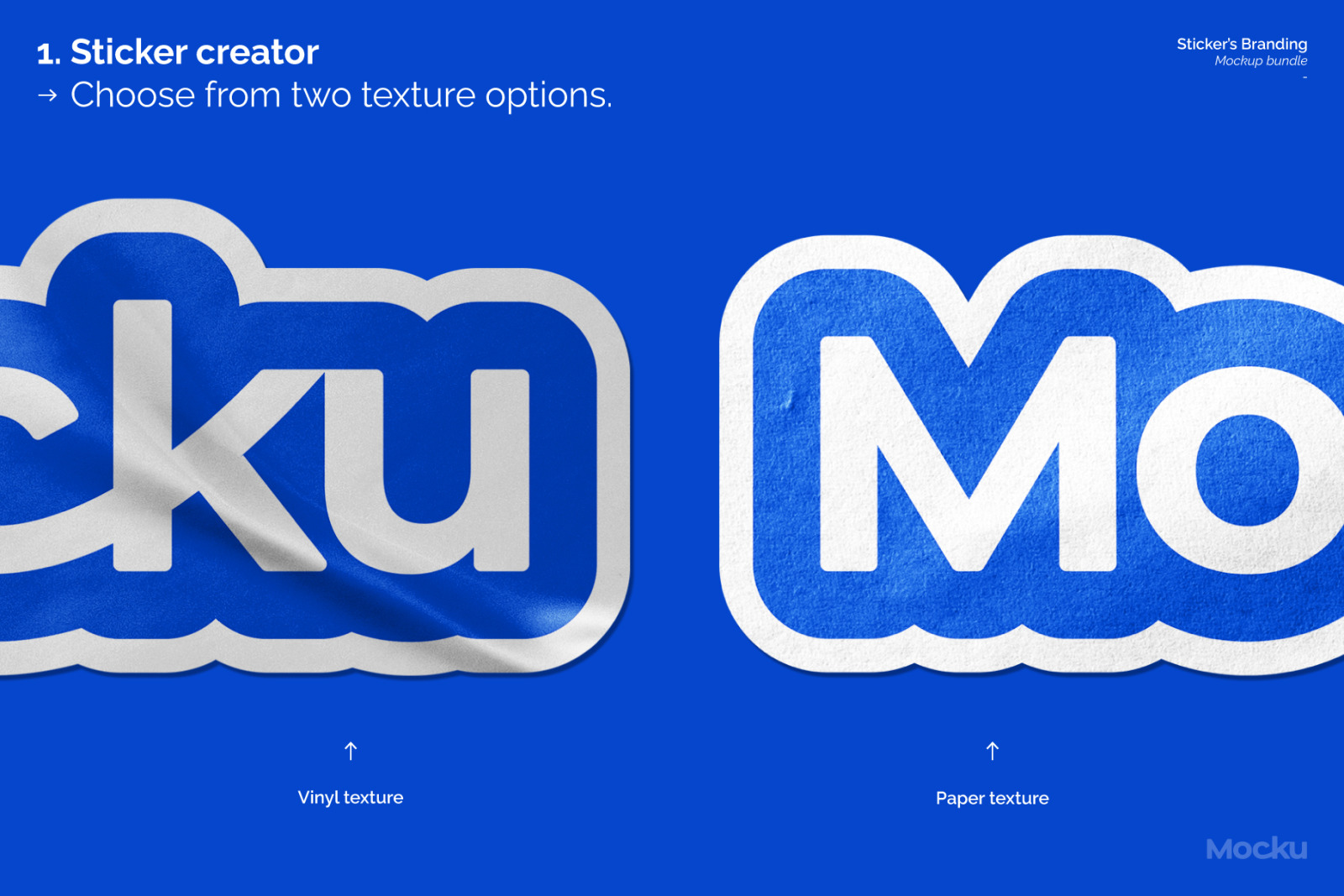 Sticker's Branding Mockup Bundle Sticker's Branding Mockup Bundle