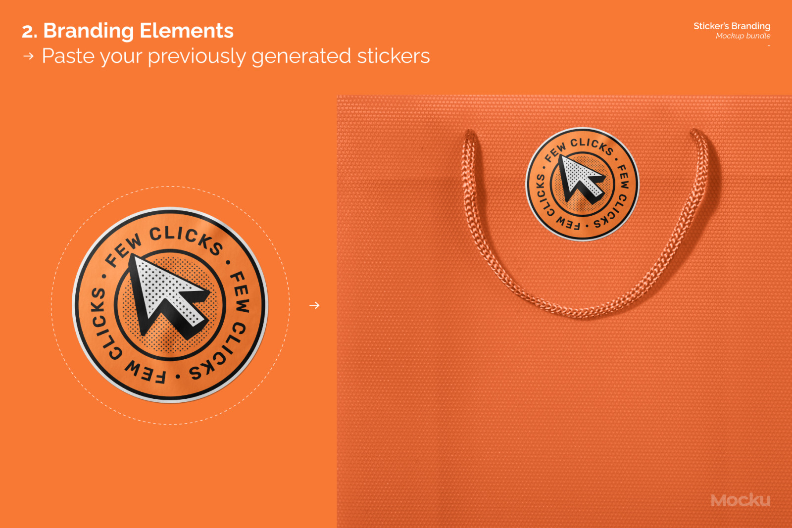 Sticker's Branding Mockup Bundle Sticker's Branding Mockup Bundle