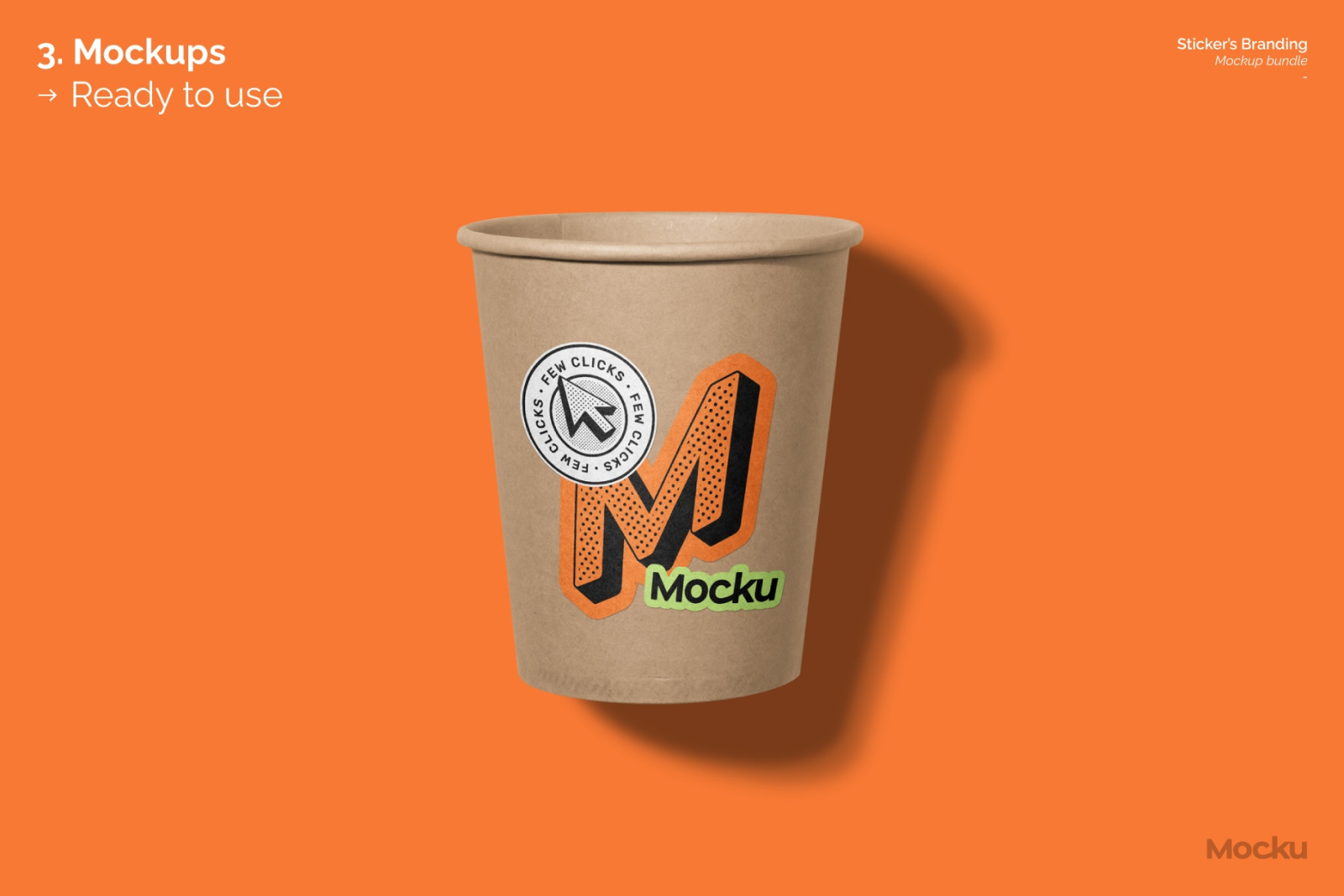 Sticker's Branding Mockup Bundle Sticker's Branding Mockup Bundle