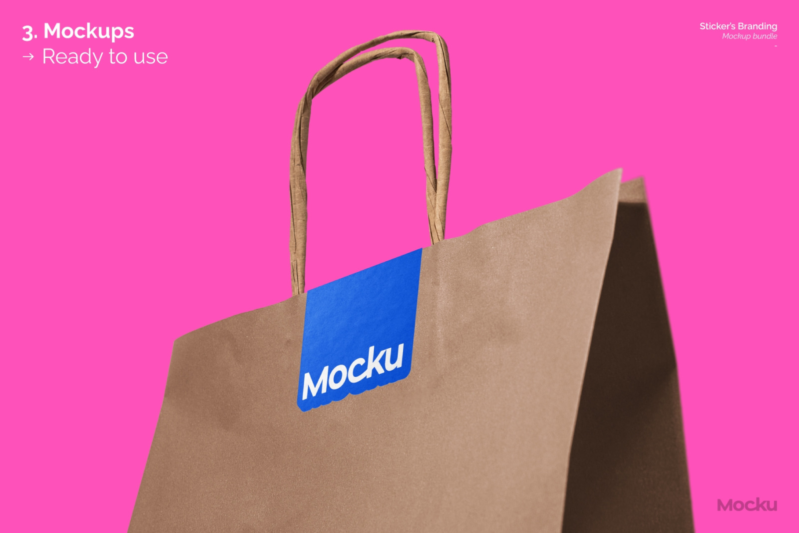 Sticker's Branding Mockup Bundle Sticker's Branding Mockup Bundle