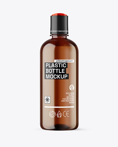 Amber Cosmetic Bottle Mockup Amber Cosmetic Bottle Mockup
