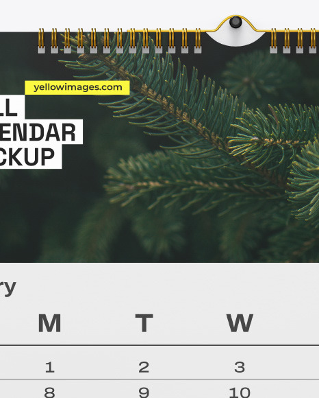 Wall Calendar Mockup