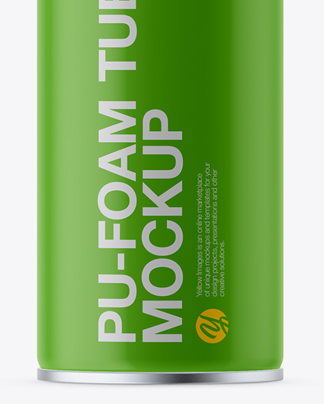 500ml Matte Pu-Foam Tube Mockup - Free Download Images High Quality PNG