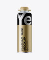 500ml Metallic Pu-Foam Tube Mockup 500ml Metallic Pu-Foam Tube Mockup