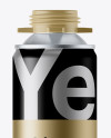500ml Metallic Pu-Foam Tube Mockup 500ml Metallic Pu-Foam Tube Mockup
