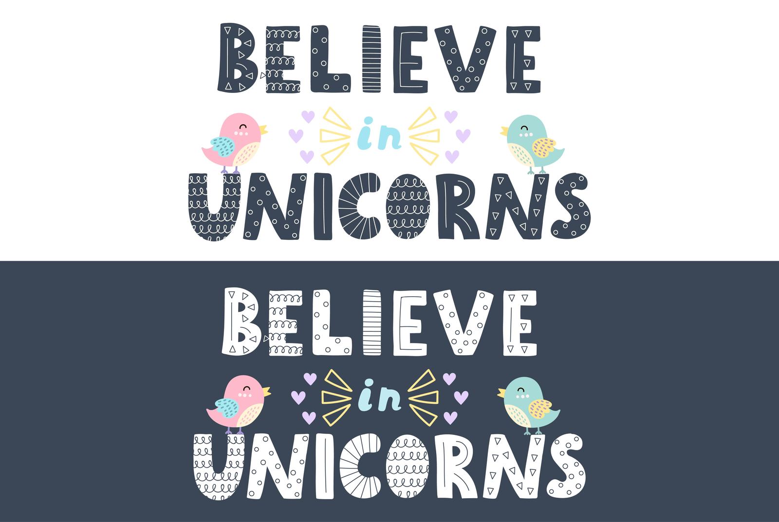 Believe in Unicorns Collection