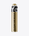 750ml Metallic Pu-Foam Tube Mockup 750ml Metallic Pu-Foam Tube Mockup