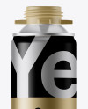 750ml Metallic Pu-Foam Tube Mockup 750ml Metallic Pu-Foam Tube Mockup