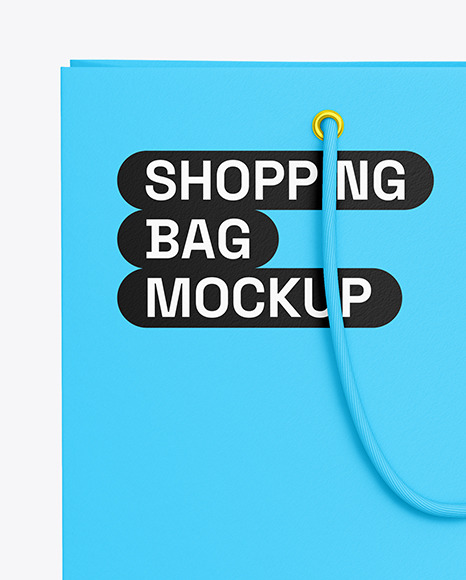 Paper Shopping Bag Mockup