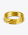 Jewelry Hammered Ring Mockup Jewelry Hammered Ring Mockup